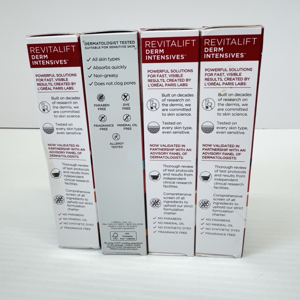 4X L'Oreal REVITALIFT Derm Intensives 10% Pure Vitamin C Concentrate 1 FL OZ EA - Picture 2 of 5